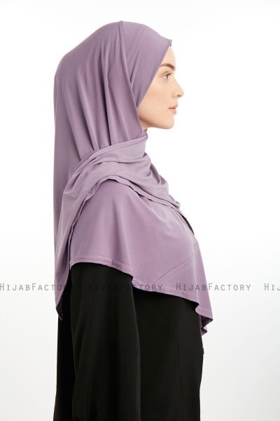 Nermin - Mørk Lilla Sandy Scarfs Hijab