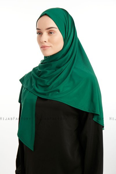Nermin - Mørk Grønn Sandy Scarfs Hijab