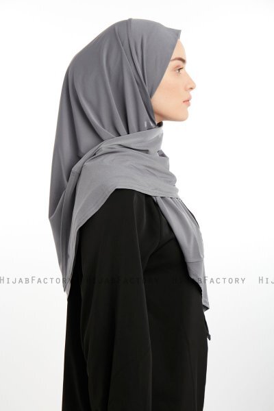 Nermin - Mørk Grå Sandy Scarfs Hijab