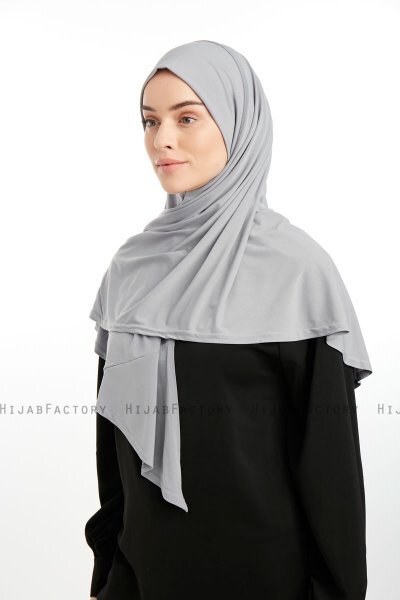 Nermin - Lysegrå Sandy Scarfs Hijab