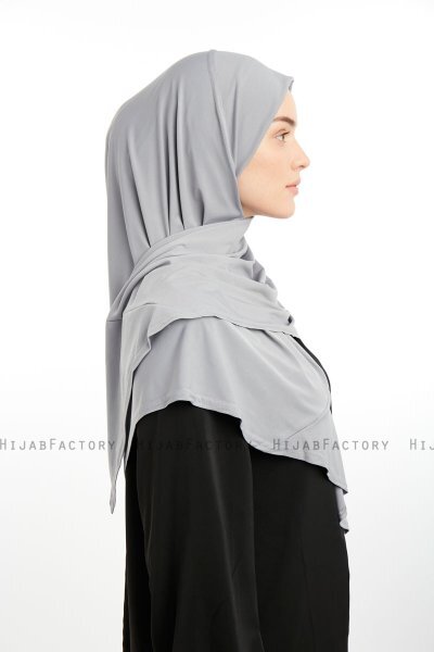 Nermin - Lysegrå Sandy Scarfs Hijab