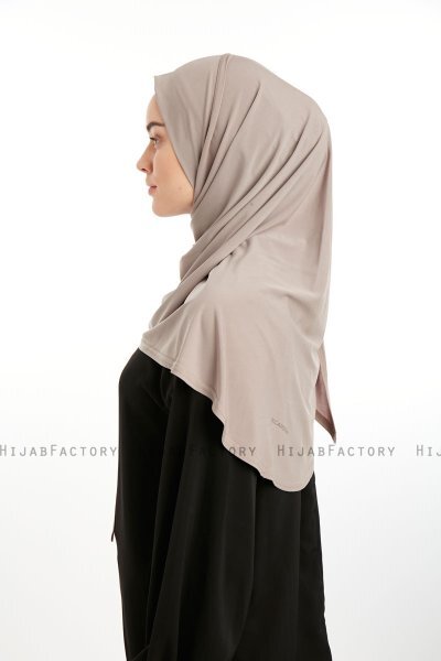 Nermin - Steingrå Sandy Scarfs Hijab