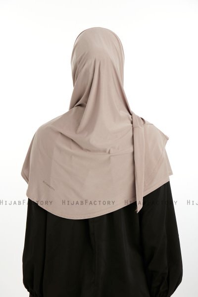 Nermin - Steingrå Sandy Scarfs Hijab