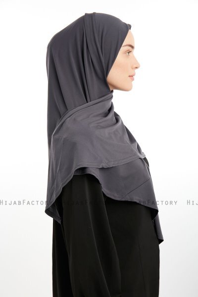 Nermin - Antrasitt Sandy Scarfs Hijab