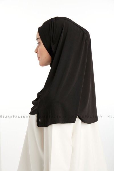 Ilay - Svart Sandy Turban Hijab