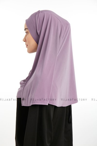 Ilay - Mørk Lilla Sandy Turban Hijab