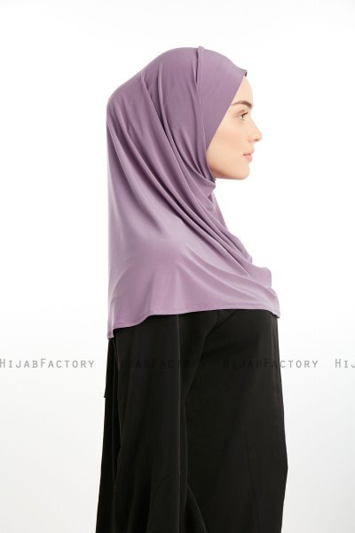 Ilay - Mørk Lilla Sandy Turban Hijab