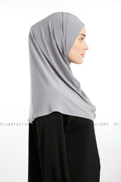 Ilay - Lysegrå Sandy Turban Hijab