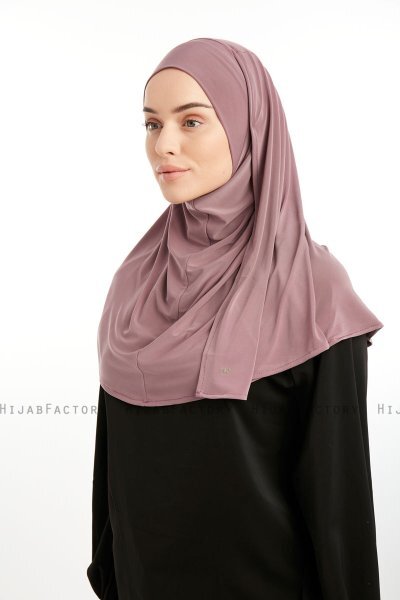 Ilay - Mørk Rosa Sandy Turban Hijab