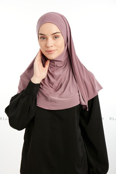 Ilay - Mørk Rosa Sandy Turban Hijab