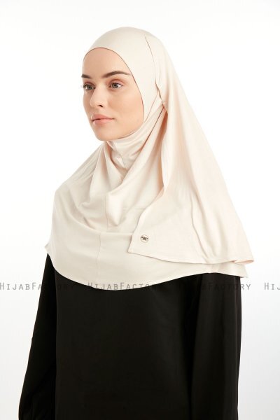 Feriha - Lys Taupe Viskose Turban Hijab
