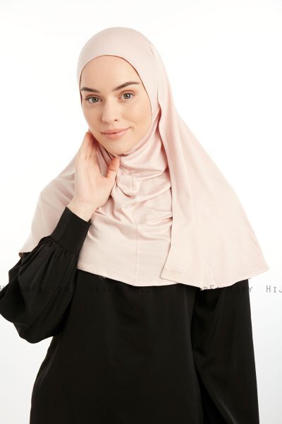 Feriha - Gammelrosa Viskose Turban Hijab