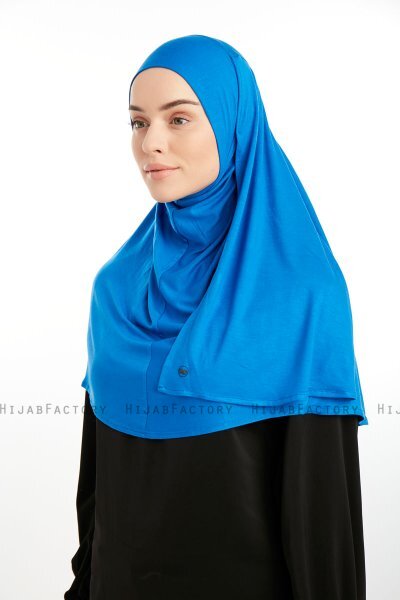 Feriha - Blå Viskose Turban Hijab