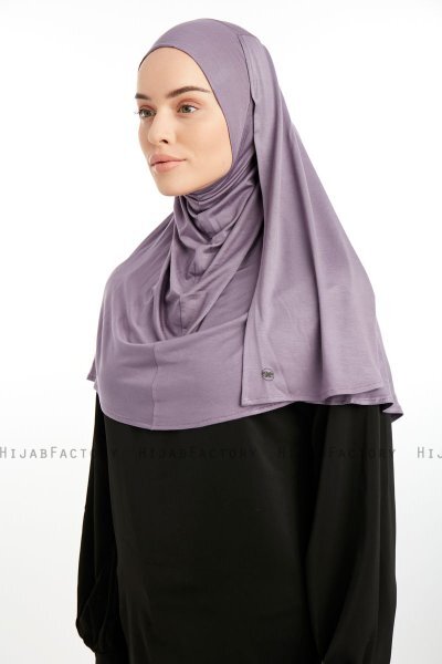 Feriha - Mørk Lilla Viskose Turban Hijab