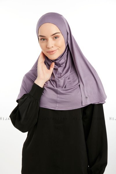 Feriha - Mørk Lilla Viskose Turban Hijab