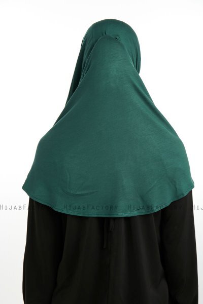 Feriha - Mørk Grønn Viskose Turban Hijab