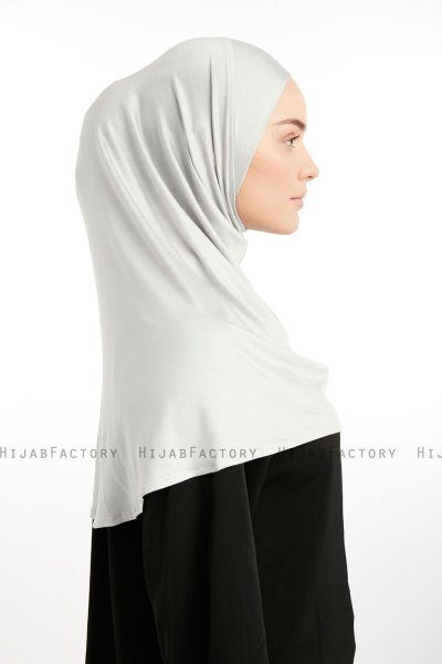 Feriha - Lysegrå Viskose Turban Hijab