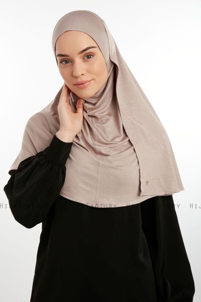Feriha - Steingrå Viskose Turban Hijab