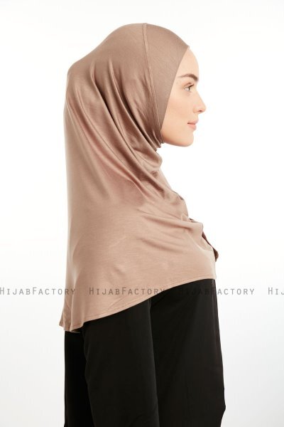 Feriha - Lysebrun Viskose Turban Hijab