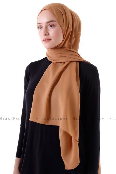 Hadise - Sennepsgul Chiffon Hijab