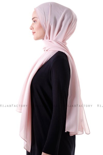 Hadise - Gammelrosa Chiffon Hijab