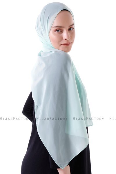 Hadise - Lysegrønn Chiffon Hijab