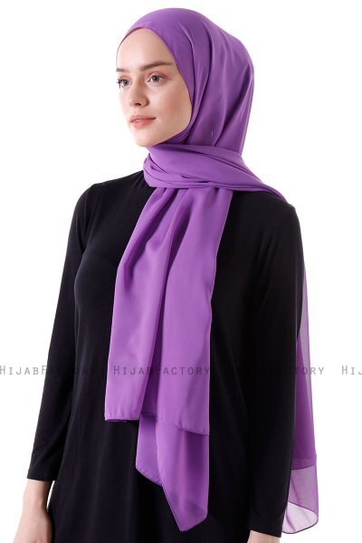 Hadise - Lilla Chiffon Hijab