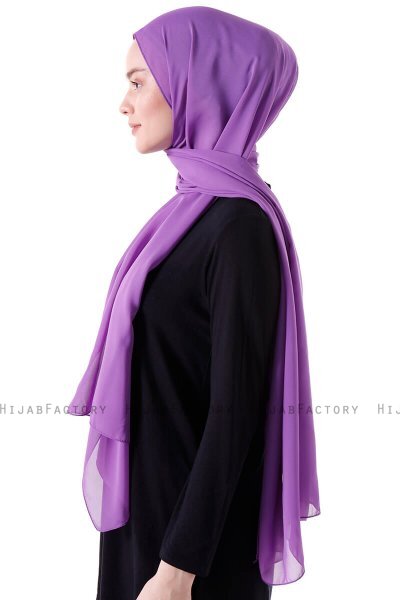 Hadise - Lilla Chiffon Hijab