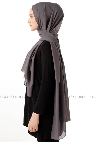 Hadise - Antrasitt Chiffon Hijab