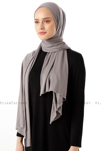 Neylan - Grå Basic Jersey Hijab