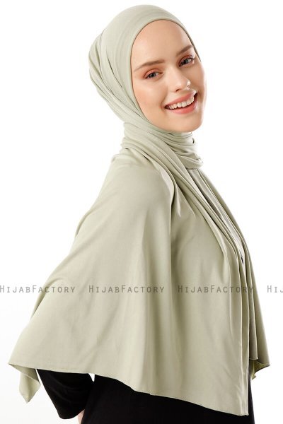 Neylan - Lysegrønn Basic Jersey Hijab
