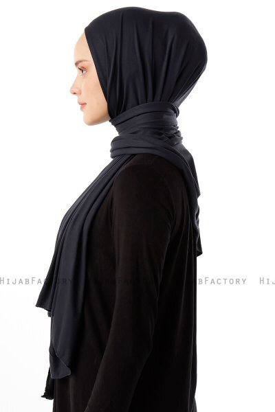 Neylan - Mørk Marineblå Basic Jersey Hijab