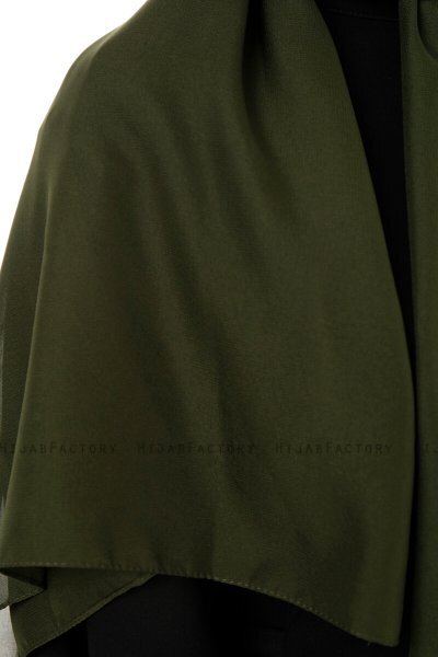 Esra - Khaki Chiffon Hijab