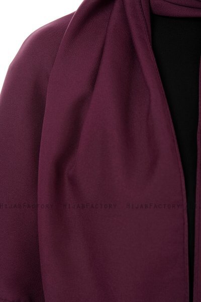 Esra - Mørk Lilla Chiffon Hijab