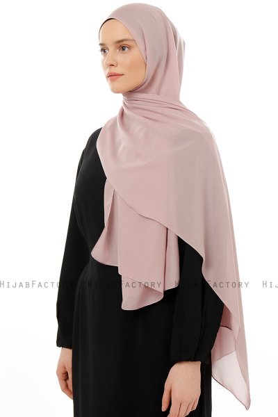 Esra - Mørk Rosa Chiffon Hijab