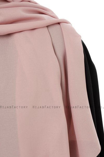 Esra - Mørk Rosa Chiffon Hijab