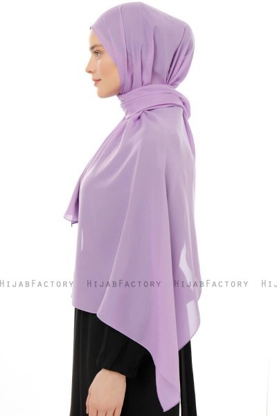 Esra - Lys Lilla Chiffon Hijab