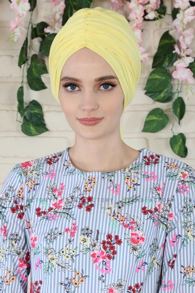 Amy - Gul Bomull Turban - Ayse Turban