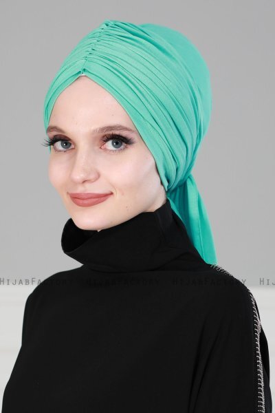 Amy - Turkis Bomull Turban - Ayse Turban