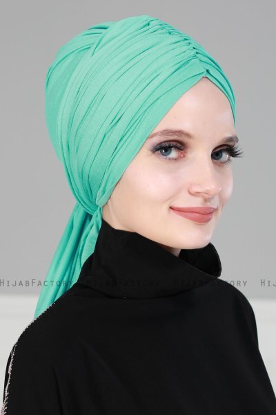 Amy - Turkis Bomull Turban - Ayse Turban