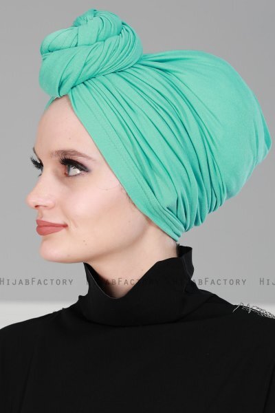 Amy - Turkis Bomull Turban - Ayse Turban