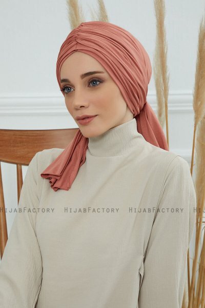Amy - Lakserosa Bomull Turban