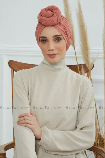 Amy - Lakserosa Bomull Turban