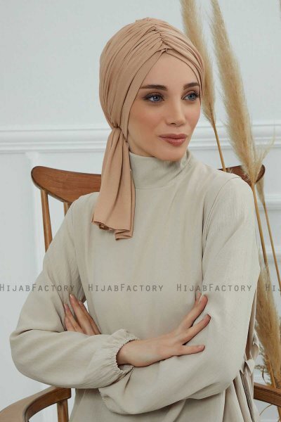 Amy - Sand Bomull Turban