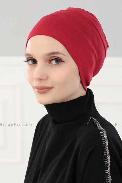 Stella - Bordeaux Bomull Turban