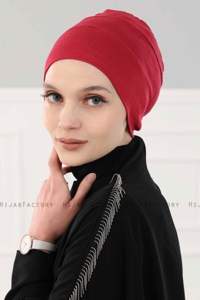 Stella - Bordeaux Bomull Turban