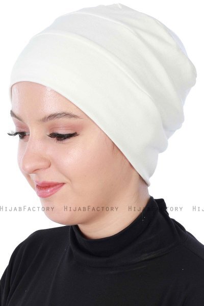 Stella - Creme Bomull Turban