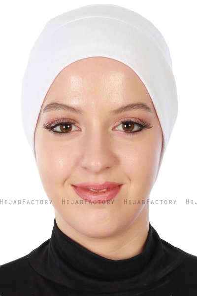 Stella - Hvit Bomull Turban