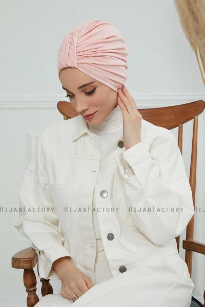 Laura - Gammelrosa Bomull Turban