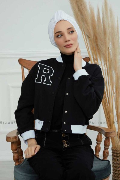Laura - Hvit Bomull Turban